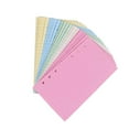 thumbnail image 3 of LEEYNEER50 Pages A6 Colorful 6-Hole Ruled Loose Leaf Paper Loose Leaf Planner Note Book Filler Paper, 3 of 6