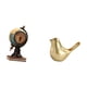 thumbnail image 5 of Reloj de mesa con figura de pájaro globo moderno, pieza de colección, adorno artesanal para estante, oficina, chimenea, dormitorio, armario, escritori, 5 of 8