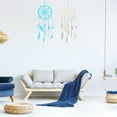 2pcs Unfinished Wood Dream Catcher DIY Assembled Pendant for Home