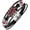 009-red, variant on Retro Guitar Leather Bracelet for Man Women Unique Bead Braided Handmade Ethnic Tribal Cuff Multi-Layer Cords Wrap Music Shape Punk Rock Jewelry Gifts Wristband