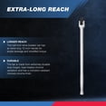 thumbnail image 2 of Breaker Bar NEIKO 00206A Drive de 1/2 pulgada con cabezal flexible de 24 pulgadas, 2 of 6