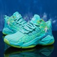 thumbnail image 5 of Zapatillas de baloncesto antideslizantes para niños, calzado deportivo de alta calidad, suela gruesa suave, zapatillas de entrenamiento antideslizantes para niñas, 5 of 5