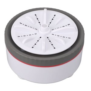 Mini Turbo Washing Machine ABS Underwear Washer Timed Adjustable Multifunction USB Powered Portable Turbo Washer for Small Clothes Fruit Dish Washing