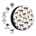 thumbnail image 4 of Rateoe Cow Pattern Tire Cover Wheel Protectors Weatherproof Wheel Covers Universal Fit for Trailer Rv SUV Truck Camper Travel Trailers Accessories-16 inch, 4 of 6