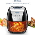 thumbnail image 4 of HOLSEM Digital Air Fryer, 3.4 QT, Black/Stainless Steel - Rapid Air Circulation, LED Display, 4 of 7