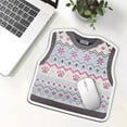 thumbnail image 3 of Cute Personality Sweater Print Mouse Pad for Office and Dormitory, High-Quality Computer Desk Pad for Home & Travel, 3 of 5