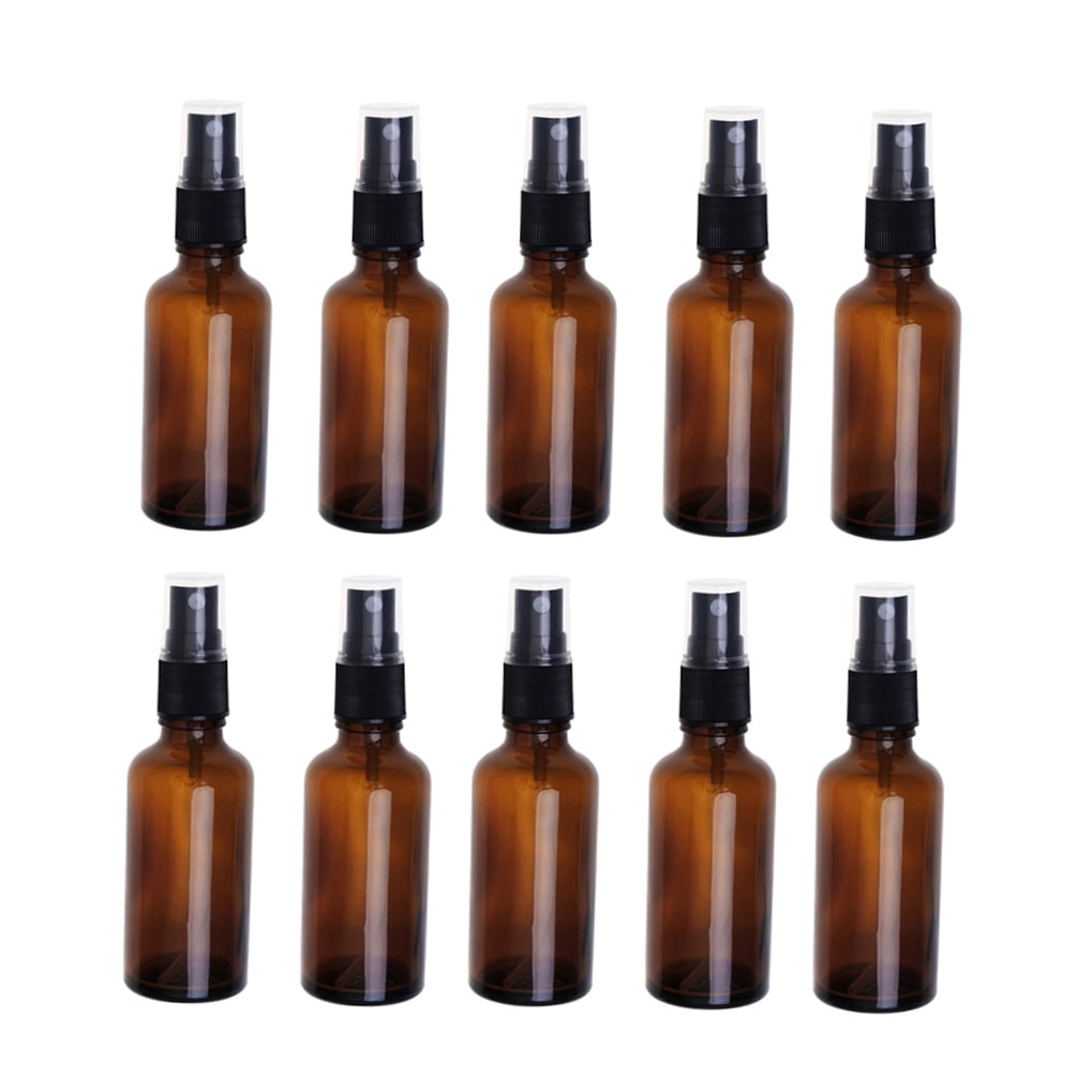 Worgeous  20 Pcs Spray Bottle Atomizer Container Sprayer Travel Brown
