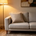 thumbnail image 6 of Couch Throw Pillow 18x18 Inch Solid Color Soft Decorative Chenille Pillow Farmhouse Accent Cushion Pillow for Boho Western Spring Fall Coastal Decor Sofa Bed Living Room, 6 of 6