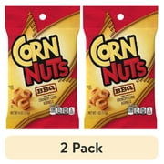(2 pack) Corn Nuts BBQ Crunchy Corn Kernels, 4 oz Pack