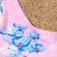thumbnail image 6 of mgoYE Toddler Swimsuit with Hat for Boys Girls, Sleeveless Swim Suit|Light Purple 4-5 Years, 6 of 7