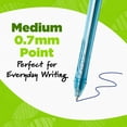 thumbnail image 6 of BIC Ecolutions Gel Pens, Ocean-Bound Recycled Plastic, 12-Count Pack, Blue, 6 of 7