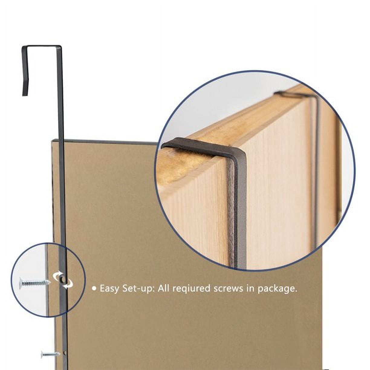 47" x 16" Rectangular Full Length Mirror Hanging Mirrors for Door Wall Mirrors Black
