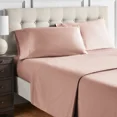 thumbnail image 4 of Hotel Style 4-Piece 600 Thread Count Pink Egyptian Cotton Adult Bed Sheet Set, King - Deep Pocket, 4 of 5