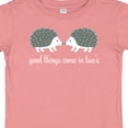 thumbnail image 4 of Inktastic Twin Hedgehogs Baby Gift Boys or Girls Baby T-Shirt, 4 of 5