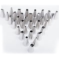 thumbnail image 2 of Professional Stainless Steel Decorating Kit, Piping Bags and Tips Sets for Artistic Cake Decorating Supplies, Cookie Decorating Kit with Pattern Chart (42 Pieces), 2 of 8