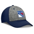 thumbnail image 3 of Men's Fanatics Gray/Navy New York Rangers Fundamental Top Shelf 2-Tone Flex Hat, 3 of 4