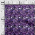 thumbnail image 2 of oneOone Silk Tabby Purple Fabric Leaves Quilting Supplies Print Sewing Fabric By The Yard 42 Inch Wide-aA, 2 of 5
