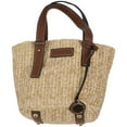 Handmade Women Handbag Vintage Retro Beach Bag Straw Rope Knitted Big