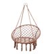 thumbnail image 5 of Hamaca al aire libre Columpio Columpio con borlas Plegable Tejido nórdico transpirable para una sola Columpio para balcón interior Senderismo café DYNWAVEMX Hamaca al aire libre, 5 of 7