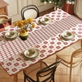 thumbnail image 6 of Christmas Table Runner Christmas Table Runners Red Plaid Tablecloths Holiday Table Decorations Holiday Party Kitchen Country Style Christmas Home Decor Gifts Christmas Table Decorations, 6 of 6