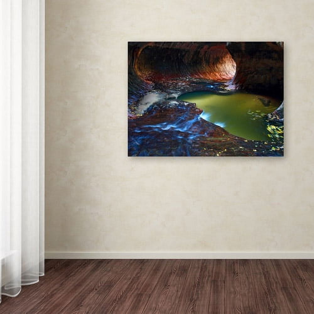 Trademark Fine Art "Zion Subway" Canvas Art by Pierre Leclerc
