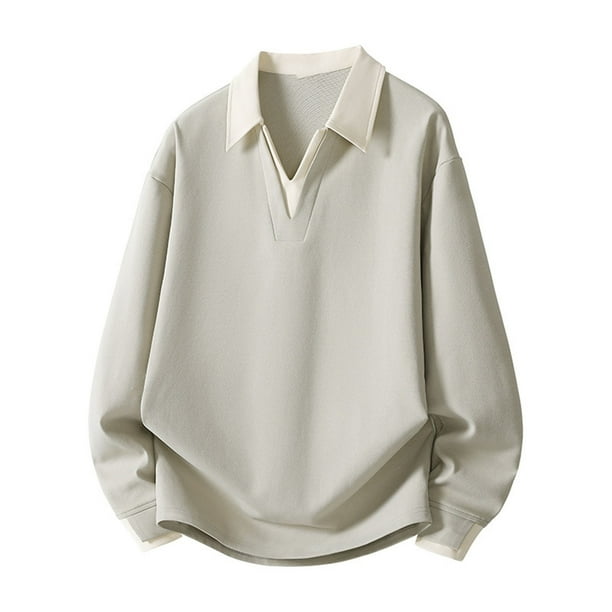 pstuiky camisas de manga larga para hombre, Sudadera con capucha informal de manga larga con solapa y bloques de color para hombre camisetas de hombre l