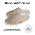 thumbnail image 6 of Wukai Tortilla Print Women's Indoor Bedroom Slipper Slip On Shoes, Unisex House Shoes with Anti-Skid Sole for Men, Gift for Women Men-37/38, 6 of 7