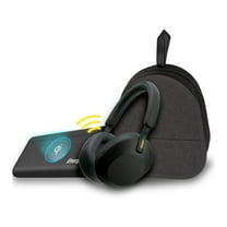 Sony WH-1000XM5 Wireless Noise Canceling Over-Ear Headphones (Black) Bundle