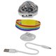 thumbnail image 4 of Mini lámpara de pulsera de iluminación de bola de discoteca Lámpara de pulsera de disco única USB cargable único operado para conciertos viajeros, 4 of 10
