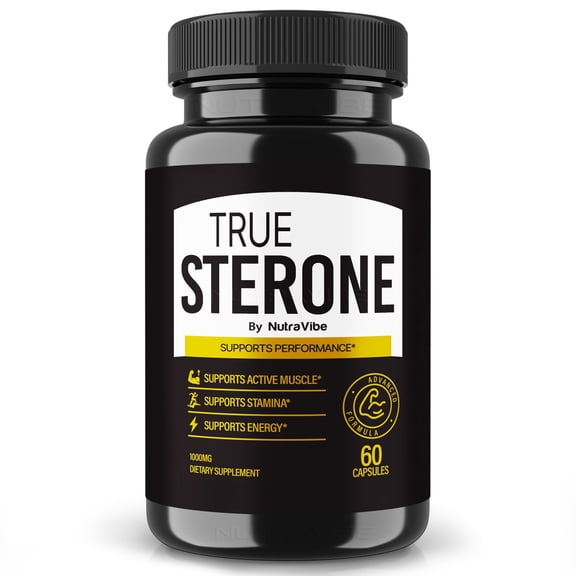 True Sterone Pills, All Natural Multivitamin Capsules for Peak Performance and Optimal Health, Maximum Strength Daily Nutrition and Energy Booster, TrueSterone Reviews (60 Capsules)
