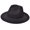 Black, variant on Nnhblu Beach Hats for Women Deals Clearance Womens Hats Unisex Wide Straw-Hat Straw Sunshade Panama Roll Up Fedora Beach Sun Hat Brown