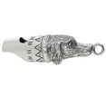 thumbnail image 1 of Sterling Silver 20" .8mm Box Chain 3D Detailed Dog Head Whistle Pendant Necklace, 1 of 2