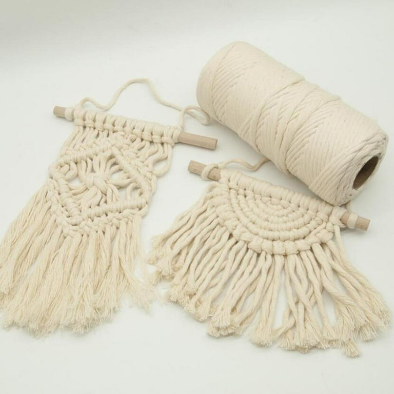 Basic] 4mm Twisted Cotton Cord (5m/100m) Macrame DIY Handcraft