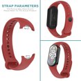 thumbnail image 2 of Correa de reloj de pulsera de silicona con conector de metal para Xiaomi Mi Band 8 FLhrweasw El nuevo, 2 of 9