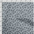 thumbnail image 3 of Soimoi Leaves Print,Cotton Cambric, Quilting Fabric Sold by The Yard 42 Inch Wide, Medium Weight Cotton Fabric, SewingSupplies,Gray, 3 of 5