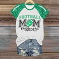 thumbnail image 5 of Women Game Day Tee Funny Football Glitter Print T-Shirt Casual Short Sleeve Tops 2025 Squad Sport Season Tops, 5 of 5