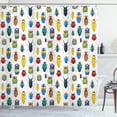 thumbnail image 1 of Ambesonne Watercolor Shower Curtain, Colorful Insects, 69"Wx75"L, Multicolor, 1 of 3
