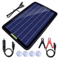 thumbnail image 1 of ECO-WORTHY 12 Volts 10 Watts Portable Power Solar Panel Backup Solar Trickle Charger for Car Boat Automotive RV with Alligator Clip Adapter (10W Portable Solar Panel), 1 of 5