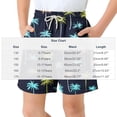 thumbnail image 3 of Edvintorg Boys Short Summer Hawaii Printed Elastic Waisted Casual Shorts with Pockets Teen Clothes for Boys Size 6-15, 3 of 7