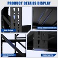 thumbnail image 5 of S-HOME Heavy Duty Adjustable Garage Shelves Black Steel Storage Rack 69H x 47W Industrial Shelving Unit 4000LBS Capacity for Organization, 5 of 13