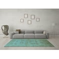 thumbnail image 3 of Ahgly Company Indoor Rectangle Oriental Light Blue Traditional Area Rugs, 4' x 6', 3 of 4