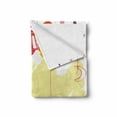 thumbnail image 2 of Lantern Soft Flannel Fleece Throw Blanket, Colorful Various Different Framework Design with Crescent Moon and Stars, Cozy Plush for Indoor and Outdoor Use, 70" x 90", Multicolor, by Ambesonne, 2 of 6