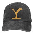 thumbnail image 1 of DAW Clearance Yellowstone Dutton Ranch Hat Crossed Ponytail Baseball Cap Old Outdoor Sunscreen Hat (Buy 2 receive 3), 1 of 2