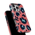 thumbnail image 6 of DesignSkinz Scratch-Resistant Hard Slim Case Compatible with iPhone 11 (Compatible with MagSafe) - Leopard Coral and Teal V23, 6 of 9
