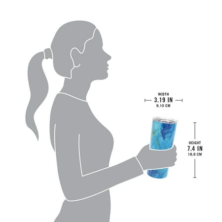 

Built 20-Ounce Double-Wall Stainless Steel Tumbler in Water Ink