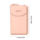 thumbnail image 4 of Cartera de cuero Bolso de hombro de cuero de PU Monedero Bolso bandolera Cartera Bolsa de almacenamiento para tarjetas de dinero, Rosa seitruly AP001028-04, 4 of 7