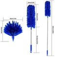 thumbnail image 3 of Bgsha 2Pcs Extendable Feather Duster With Duster Brush Head For Cleaning Spider Webs Cars Blinds Ceilings Fans Household Cleaning Tool, 3 of 9