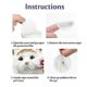 thumbnail image 4 of 130 piezas/juego de toallitas limpiadoras para perros y gatos, toallitas para los ojos de las mascotas, toallitas para el cuidado de las lágrimas, toallitas suaves sin espuma, toallas, 4 of 5