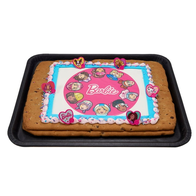 Barbie Half Sheet Cookie Cake