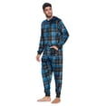 thumbnail image 3 of Ashford & Brooks Men's Adult Mink Fleece Hooded One-Piece Union Suit Pajamas, 3 of 5
